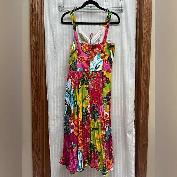 Trashy Diva L'Amour Dress in psychedelic Dragons print size 14 - Picture 3 of 7